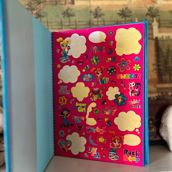 Very Rare Vintage Y2K Lisa Frank Friends 411 Journal (Slight Use) - Picture 4 of 12